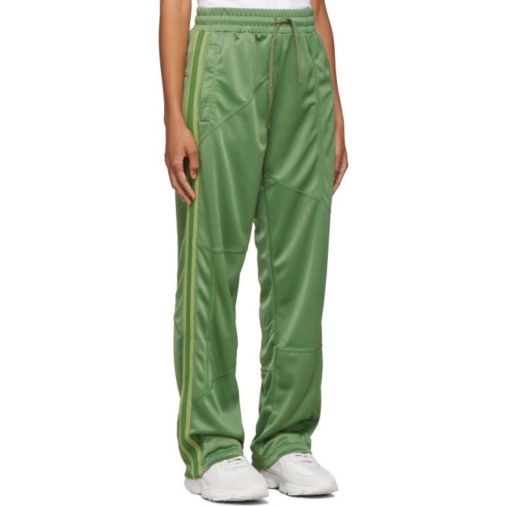 Danielle cathari green deconstructed track lounge pants